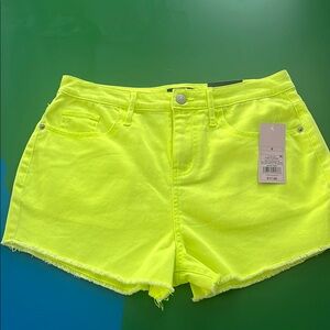 Neon Yellow Women's Shorts